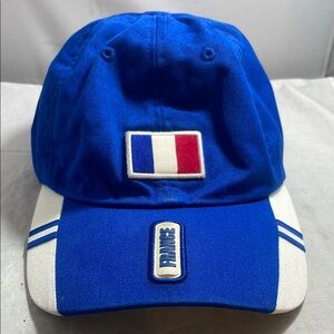 Vintage Blue France Flag Baseball Cap